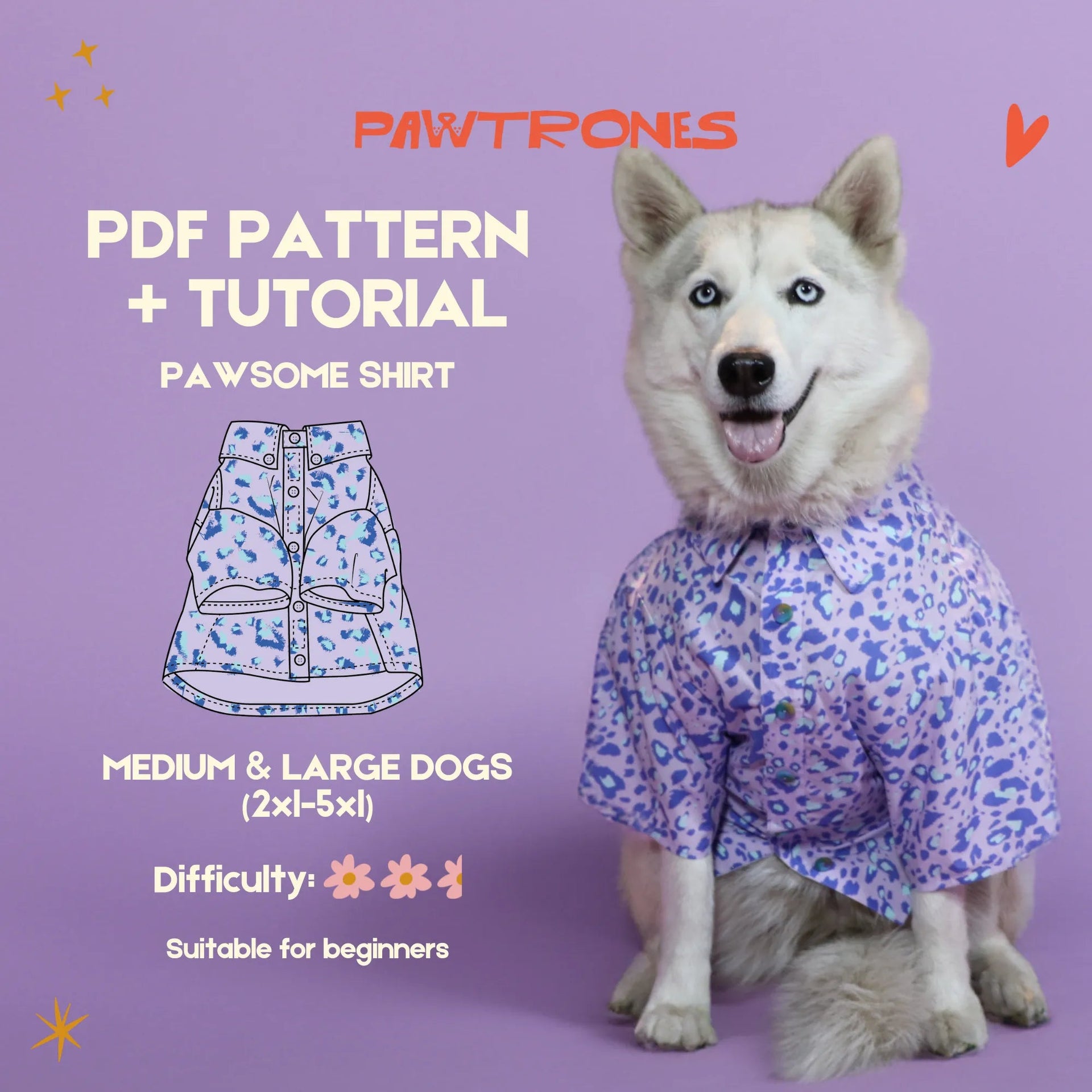 Pawsome shirt Tallas 2XL-5XL 2XL Inglés - Main Image
