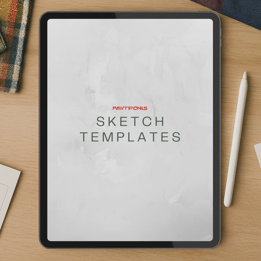 Pawtrones Sketch Templates